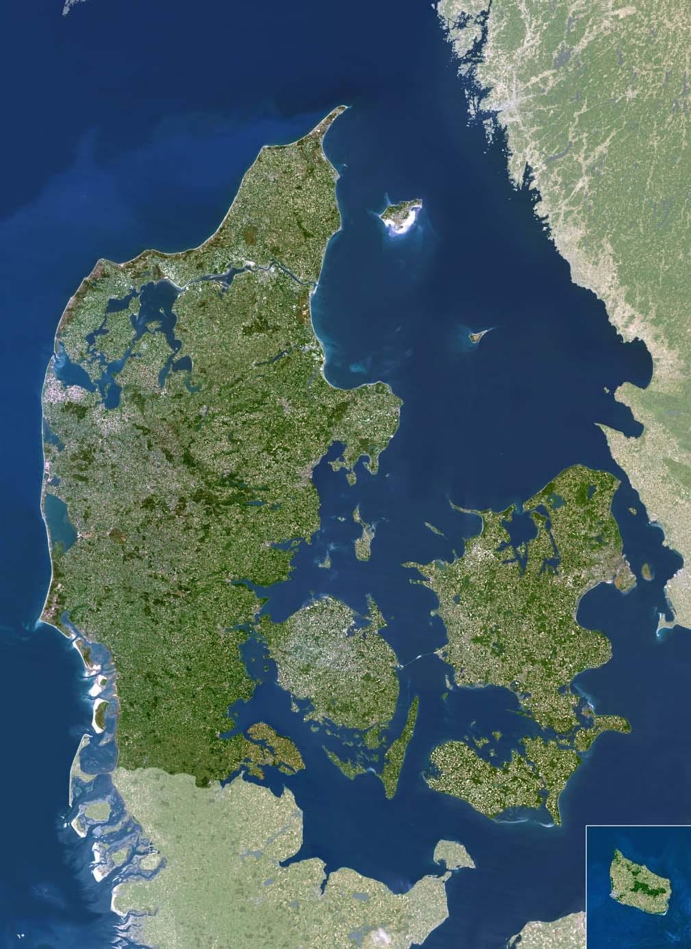 Žemėlapis danija palydovinių