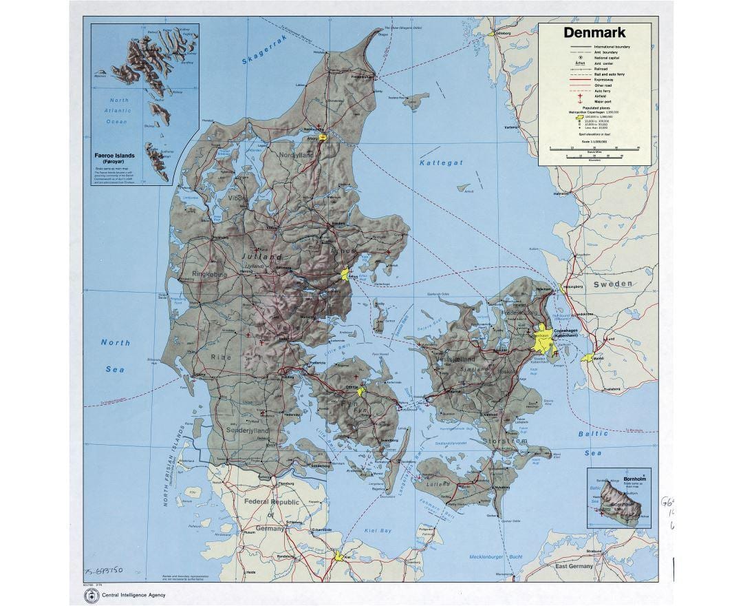 Žemėlapis oro uostai danijoje 