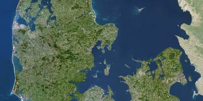 Žemėlapis danija palydovinių 