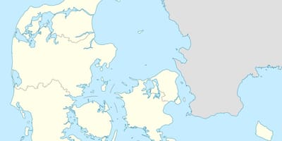 Žemėlapis danija vektorius